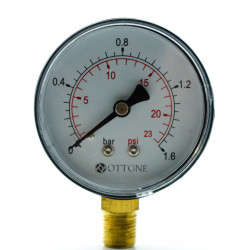 MANOMETR 1.6 BAR 63mm 1/4"