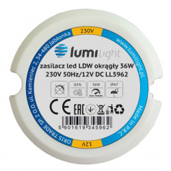ZASILACZ LED 12V/36W IP67...